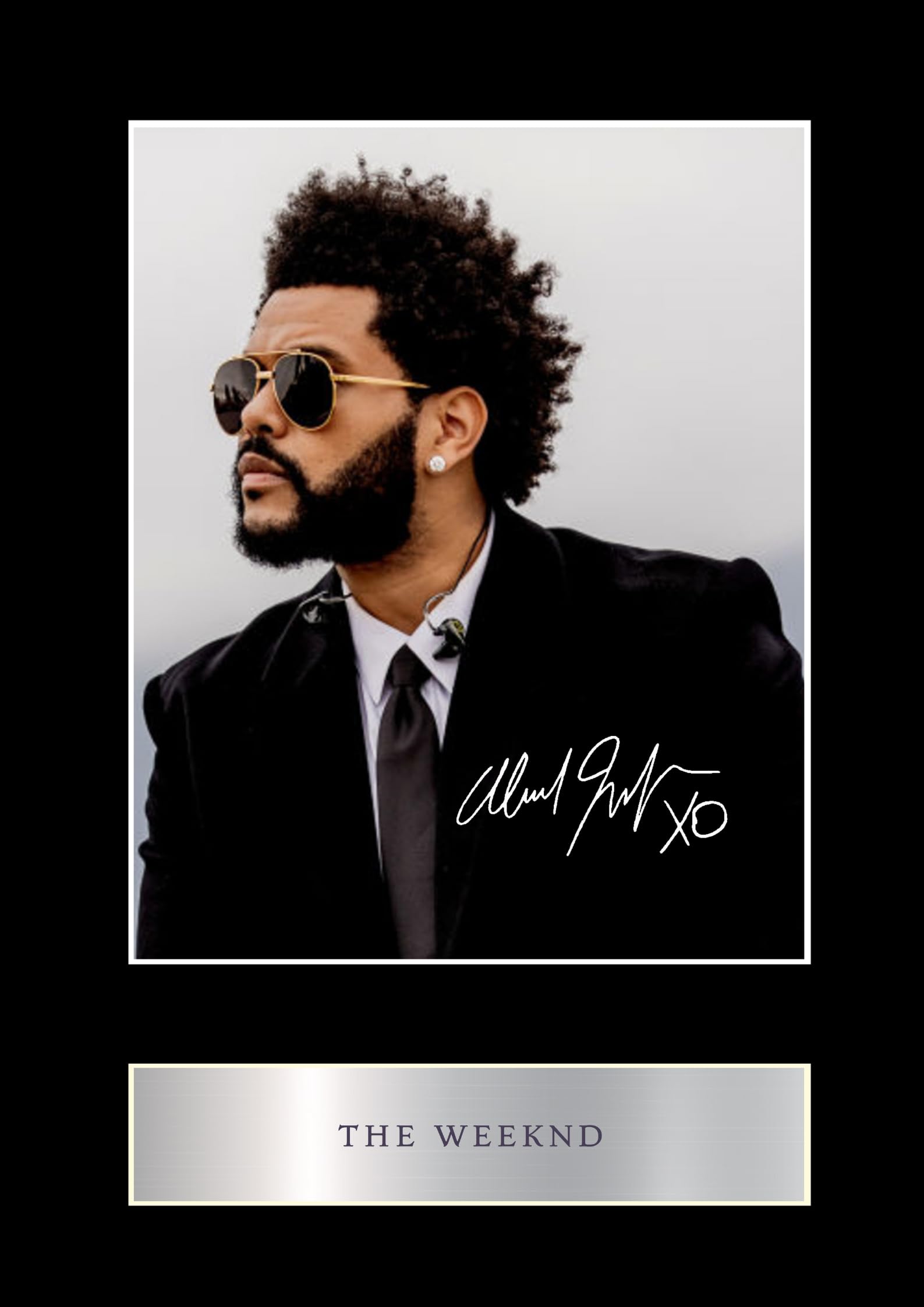 Amazon.com: The Weeknd Pre Printed Signature Signed Mounted Photo